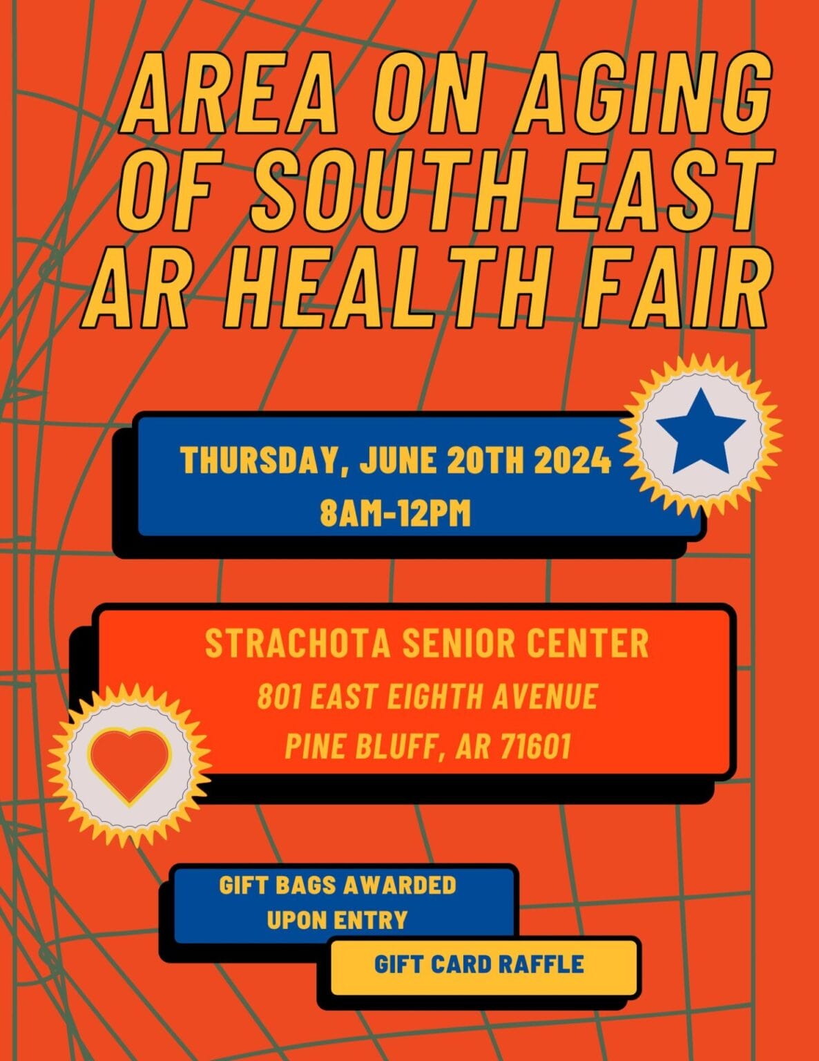 Area on Aging of South East AR Health Fair Arkansas Prostate Cancer